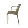 Stackable Outdoor Chair with Armrests, Modern Design - Lamua On Sale