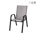 Modern Outdoor Garden Chair with Armrests Kirel Promotion