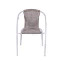Tosai Woven Outdoor Chair with Armrests, Steel Frame On Sale