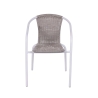 Tosai Woven Outdoor Chair with Armrests, Steel Frame On Sale