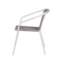 Tosai Woven Outdoor Chair with Armrests, Steel Frame Offers