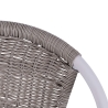 Tosai Woven Outdoor Chair with Armrests, Steel Frame Sale