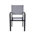 Outdoor Garden Chair with Armrests, Aluminum - Tropea Catalog