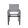 Outdoor Garden Chair with Armrests, Aluminum - Tropea Catalog