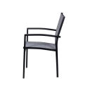 Outdoor Garden Chair with Armrests, Aluminum - Tropea Bulk Discounts