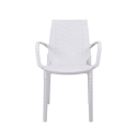 Paros Rattan-Effect Garden Chair with Armrests in Polypropylene Discounts