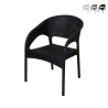 Outdoor Chair with Armrests in Rattan-Effect Polypropylene Zanzibar Promotion