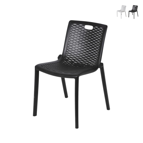 Magic Outdoor Garden Chair with Perforated Design in Polypropylene Promotion