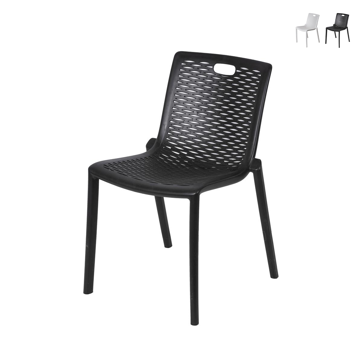 Magic Outdoor Garden Chair with Perforated Design in Polypropylene Promotion