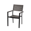 Amalfi Outdoor Aluminum Chair with Armrests and Wood-Effect Slats Promotion
