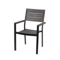 Amalfi Outdoor Aluminum Chair with Armrests and Wood-Effect Slats Promotion
