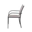 Hawaii Modern Stackable Outdoor Garden Chair with Armrests Catalog