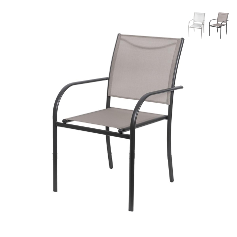 Hawaii Modern Stackable Outdoor Garden Chair with Armrests Promotion