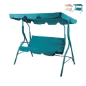 Sulara 3-Seater Steel Garden Swing with Sunshade Promotion