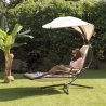 Malibù Steel Rocking Hammock Chair with Cushion and Sunshade Bulk Discounts