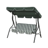 Javik 3-Seater Garden Swing with Sunshade Roof Discounts