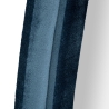 Chanel Wall Mirror in Shaped Blue Velvet 160x40x4cm Discounts
