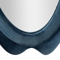 Chanel Wall Mirror in Shaped Blue Velvet 160x40x4cm Catalog