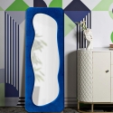 Theodor Velvet Framed Wall Mirror 160x60x4 cm On Sale