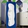 Theodor Velvet Framed Wall Mirror 160x60x4 cm On Sale