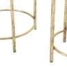 Set of 2 Gold Metal Planters for Plants Lumai Bulk Discounts
