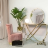 Set of 2 Gold Metal Planters for Plants Lumai Model
