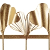 Metal Wall-Mounted Coat Rack with 5 Hooks, 26.3x49.5x6 cm, Leaves Design Offers