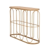 Boho Chic Metal Console Table with Rattan Top Samui Offers