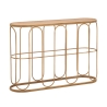 Boho Chic Metal Console Table with Rattan Top Samui Promotion