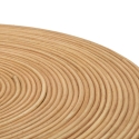 Teyra Boho Chic Round Rattan Coffee Table 56x48x48cm Sale
