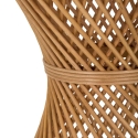 Teyra Boho Chic Round Rattan Coffee Table 56x48x48cm Discounts