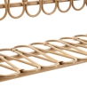 Boho Chic Panama Wall Shelf in Metal and Rattan Sale