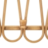 Boho Chic Panama Wall Shelf in Metal and Rattan Catalog