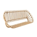 Boho Chic Panama Wall Shelf in Metal and Rattan Offers