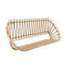 Boho Chic Panama Wall Shelf in Metal and Rattan Offers
