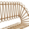 Boho Chic Panama Wall Shelf in Metal and Rattan Discounts