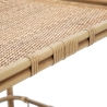 Panama Metal and Rattan Serving Cart with Bottle Holder Catalog