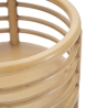 Panama Stand Round Plant Pot Holder with Metal and Rattan Base Sale