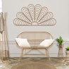 Panama Rattan Floor Coat Rack with Umbrella Holder 49x175cm On Sale