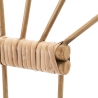 Wall-Mounted Metal and Rattan Coat Rack with 3 Hooks, Panama Discounts