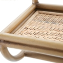 Panama Metal and Rattan Wall Shelf with Hanging Rod Bulk Discounts