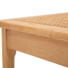 Set of 2 Wooden Kitchen Chairs with Woven Rattan Seat Japan Bulk Discounts