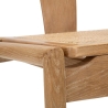 Set of 2 Wooden Kitchen Chairs with Woven Rattan Backrest Japan Bulk Discounts