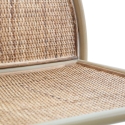 Panama Round Wall-Mounted Metal and Rattan Bookshelf with 4 Shelves Catalog
