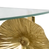 Tisty Gold Metal Wall Shelf with Glass Top Choice Of