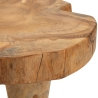 Handcrafted Teak Wood Stool in Natural Ethnic Style Kursi Discounts