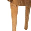 Handcrafted Teak Wood Stool in Natural Ethnic Style Kursi Catalog