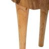 Handcrafted Teak Wood Stool in Natural Ethnic Style Kursi Catalog