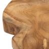 Handcrafted Teak Wood Stool in Natural Ethnic Style Kursi Model