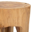 Handcrafted Teak Wood Stool, Ethnic Style Stold Discounts